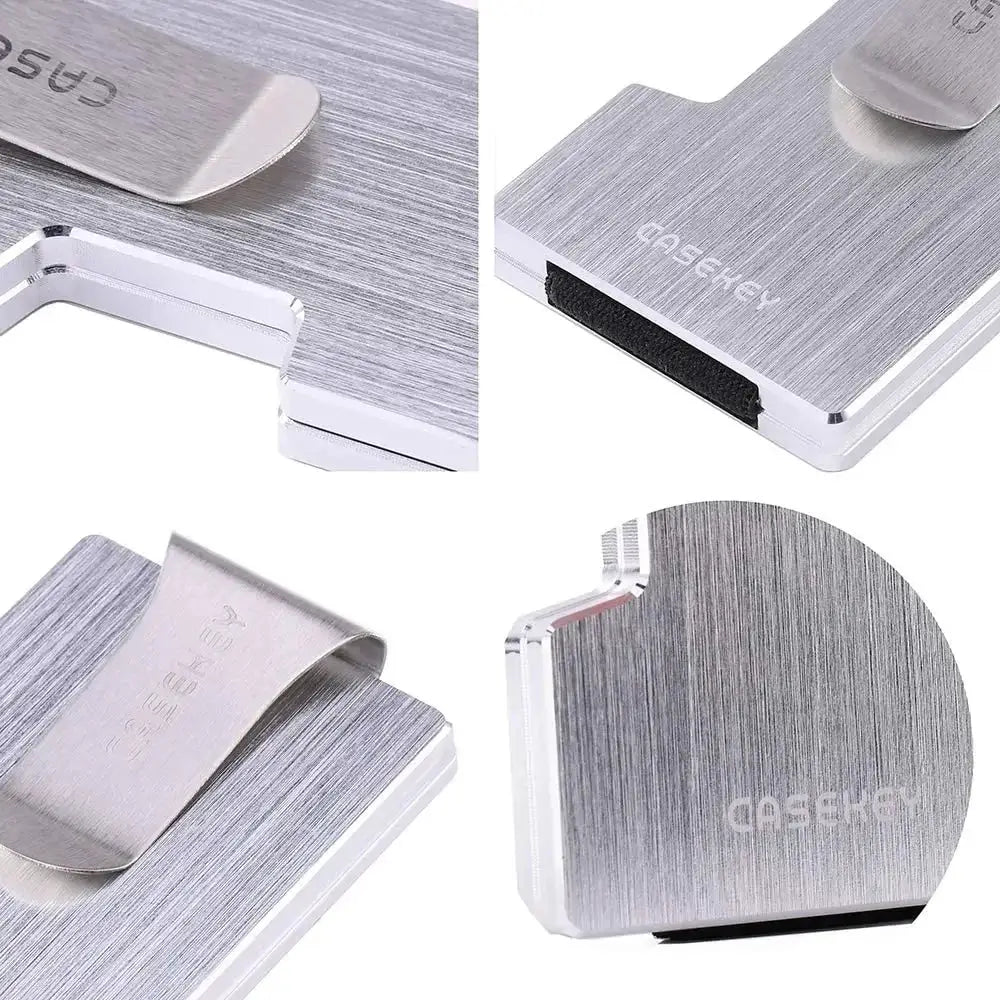 Casekey Mens Slim Wallet With Money Clip RFID Card Holder