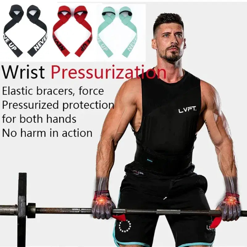 Powerlifting Wrist Straps for Enhanced Wrist Support