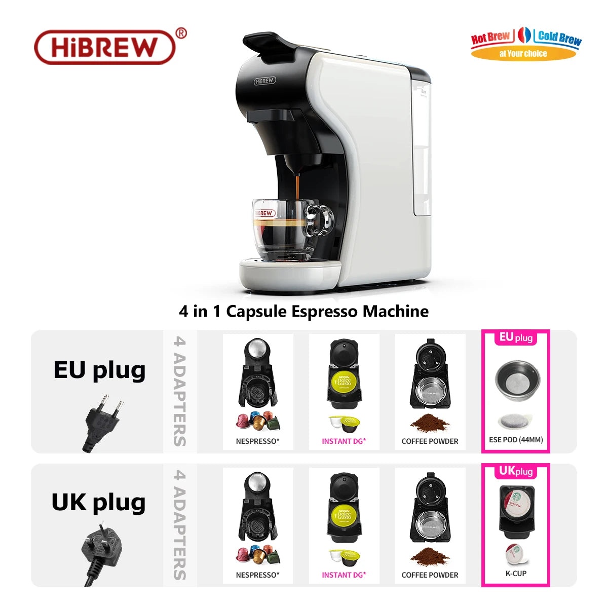HiBREW in Multiple Capsule Coffee Maker Full Automatic With Hot — product view 7