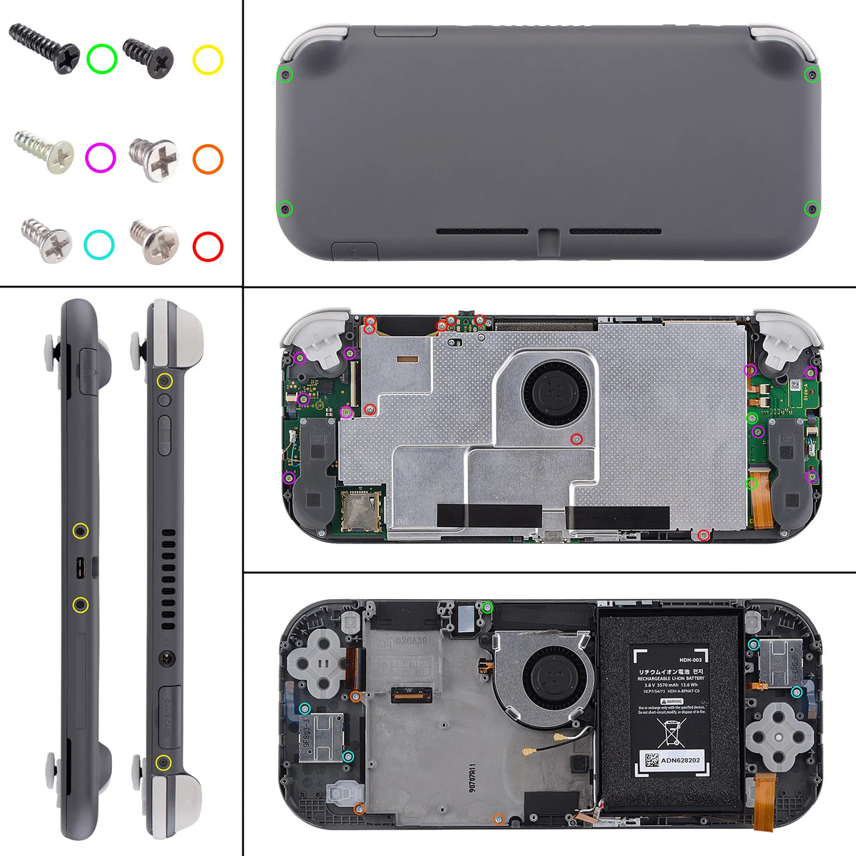 eXtremeRate Glossy DIY Custom Shell