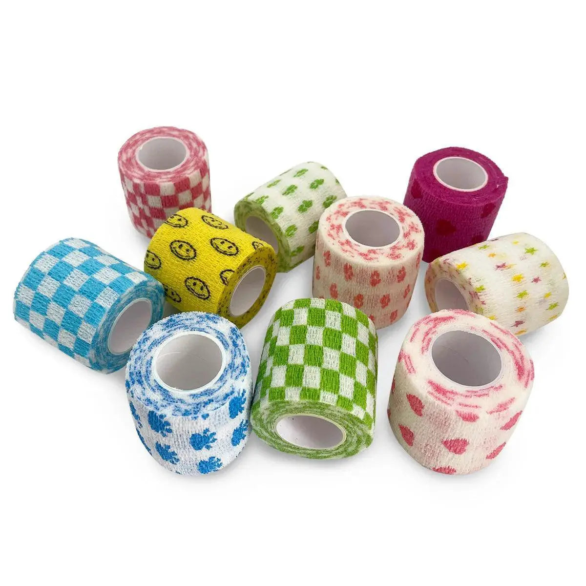 Colorful Elastic Sports Tape For Joint Support And Recovery