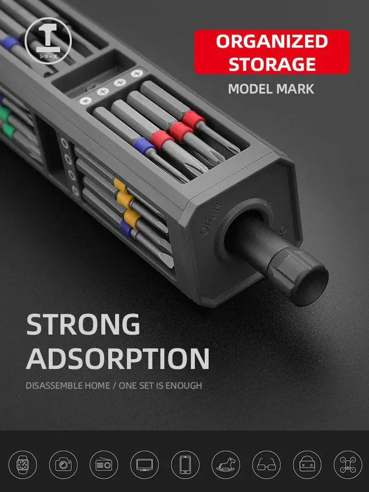 Precision Magnetic Screwdriver Kit Mini Case 30 40 44 Bits