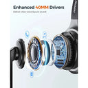 Mpow M5 Pro - 18H Talk Time Bluetooth Headset