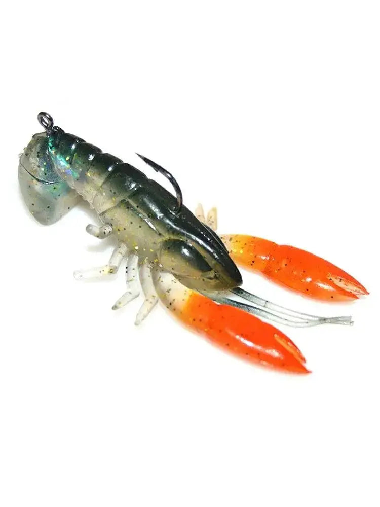 8CM Crayfish Lure PVC Durable Artificial Bait 14g Fishing