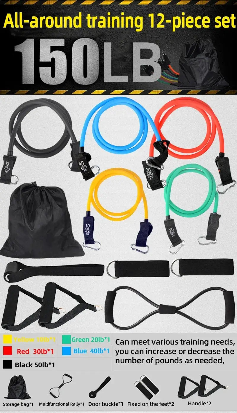 Versatile Bands Kit for Home Fitness — product view 8