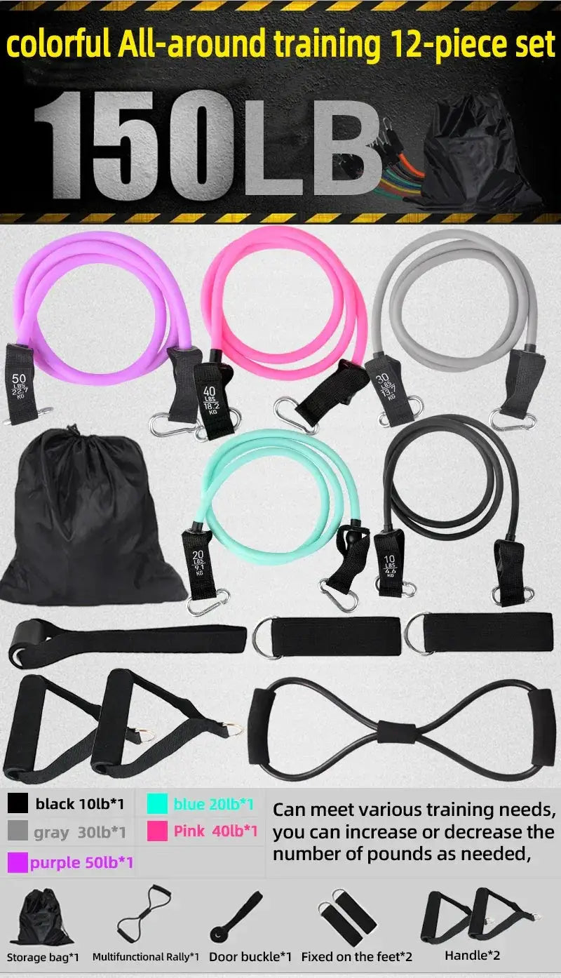 Versatile Bands Kit for Home Fitness — product view 10