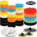Car Polishing Kit: Premium Foam Buffer Pads Removes Scratches