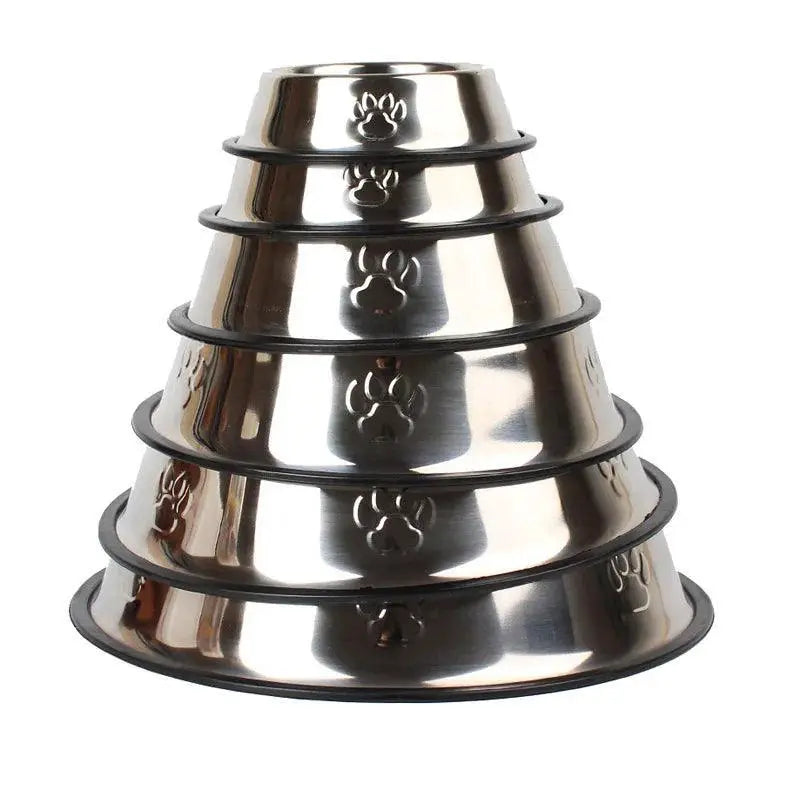 Stainless Steel Dog Bowl Hygienic Feeder For Cats And Dogs