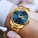 Olevs Men Stainless Steel Watch