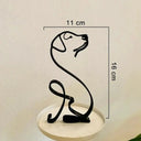 Durable Metal Dog Sculpture For Pets