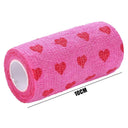 Pet Waterproof Tattoo Grip Bandage Cover Wraps Rose Red
