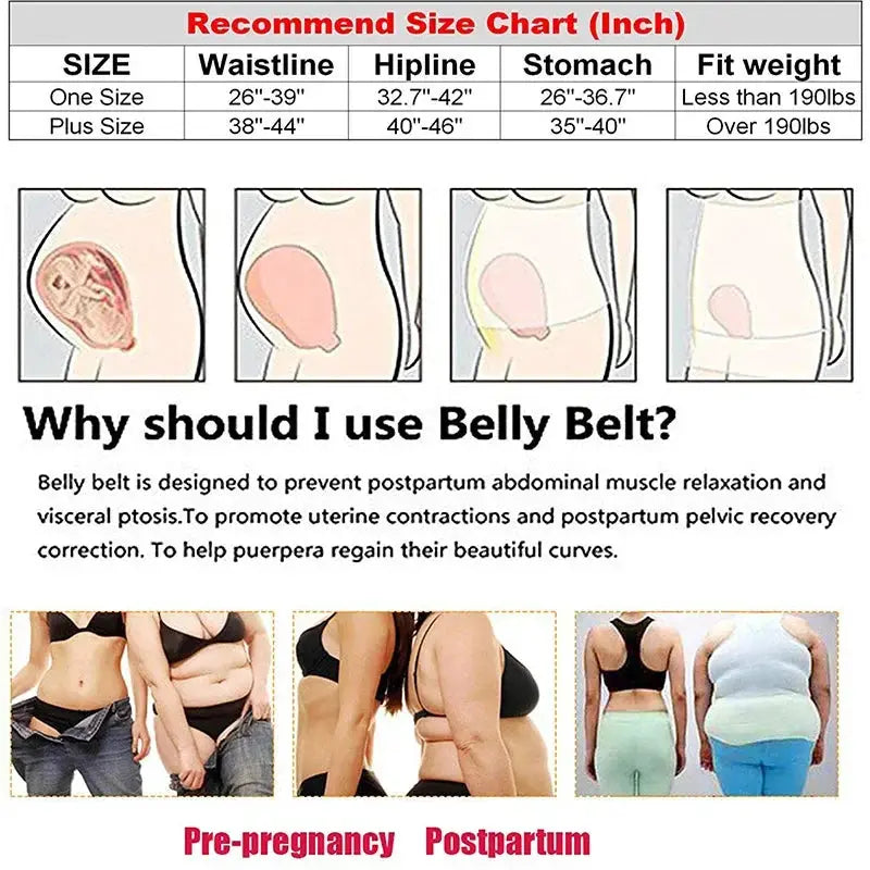3-In-1 Postpartum Slimming Belt For Comfort Recovery