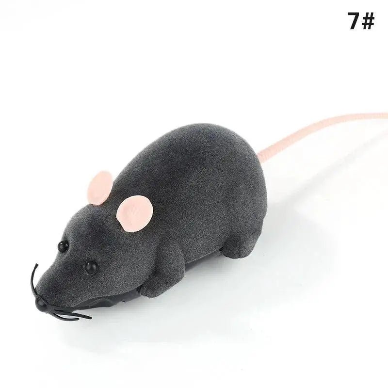 Wireless Remote Control Interactive Cat Toy Squeaky Mouse