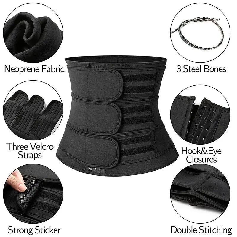 Men's Neoprene Waist Trainer for Tummy Control and Support