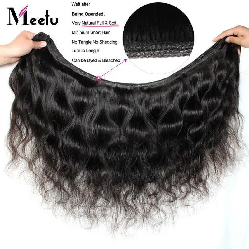 Meetu Brazilian Body Wave Hair Extensions Effortless