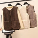 Women's Winter Fleece Vest Stylish Thermal Layer Comfort