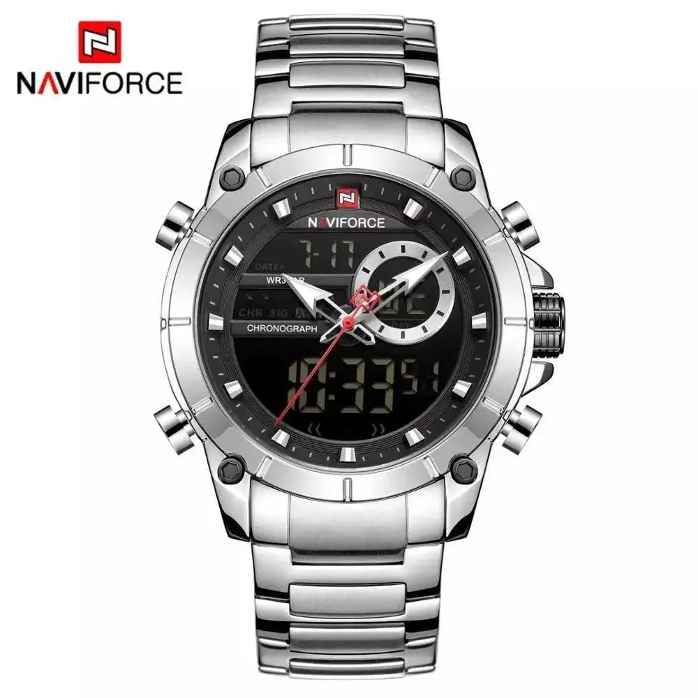Naviforce Stylish Quartz Men Sports Watch Luxury Timepiece