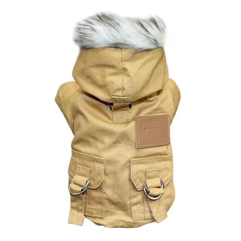 Dog Winter Coat Jacket Hoodie For Small Medium Dogs