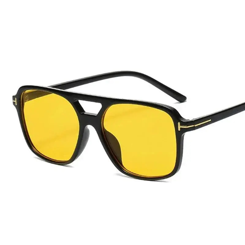 Retro Square Mirror Sunglasses For Women Candy Shades