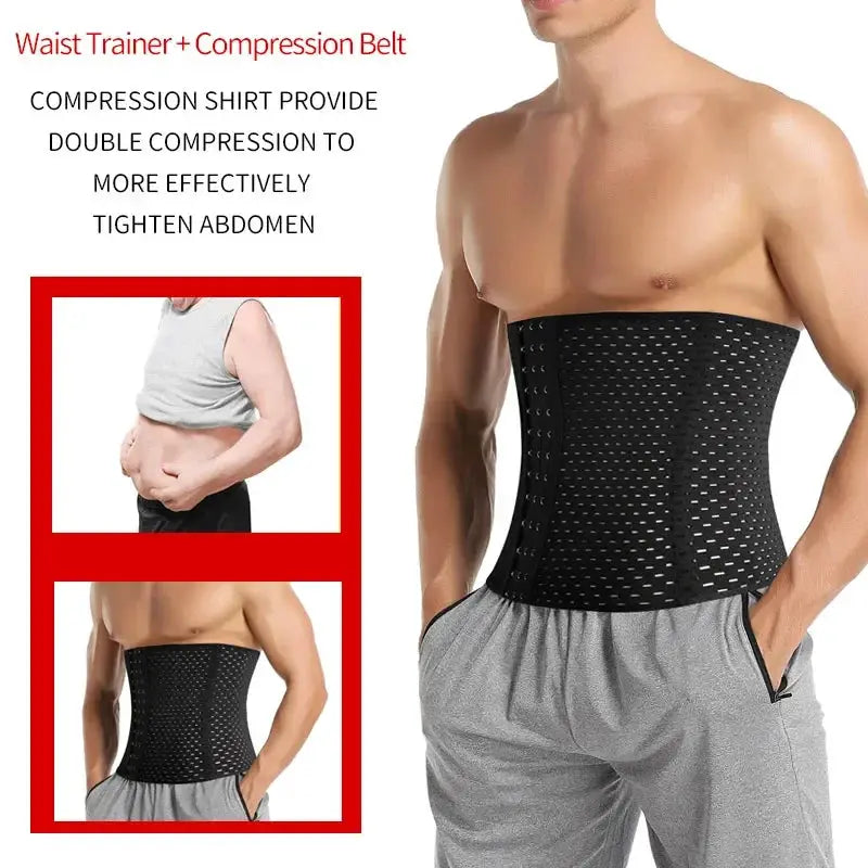 Men's Tummy Control Waist Trainer Corset For Slimming