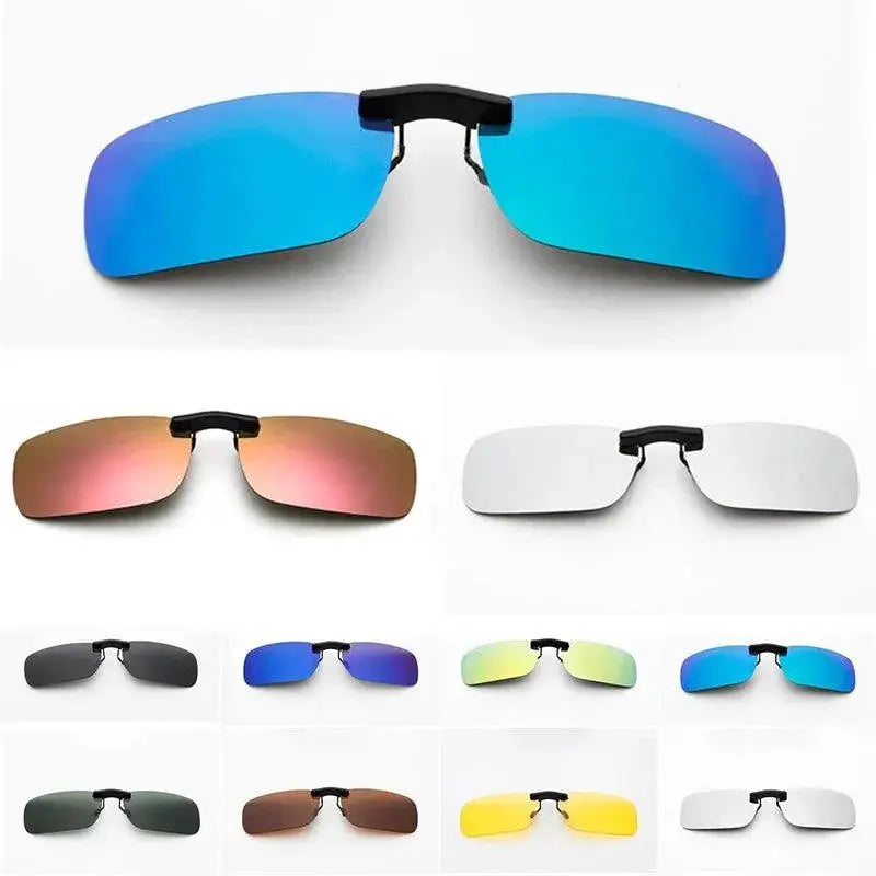 Unisex Polarized Clip On Sunglasses For Driving And Fishing