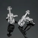 Cuff Links Brass Musical Instruments
