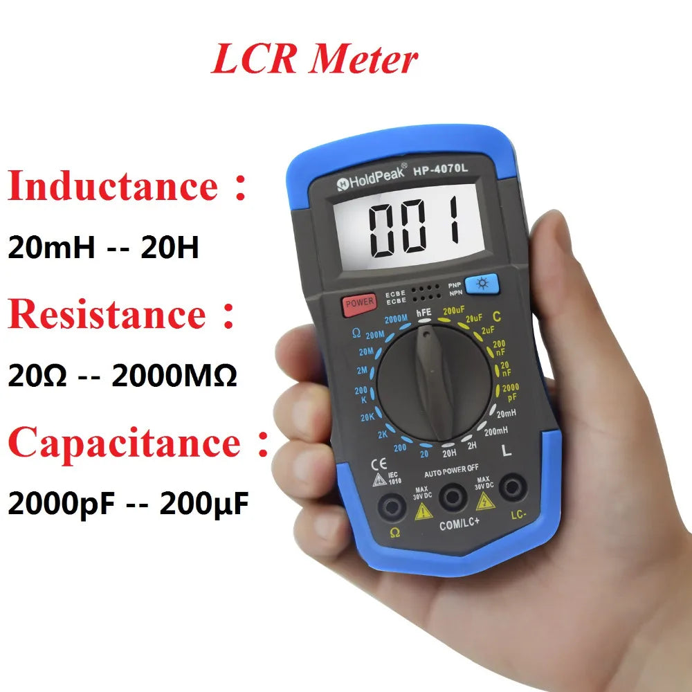 HoldPeak Digital Capacitance Meter ( LCR Meter ) Diagnostic-tool — product view 1