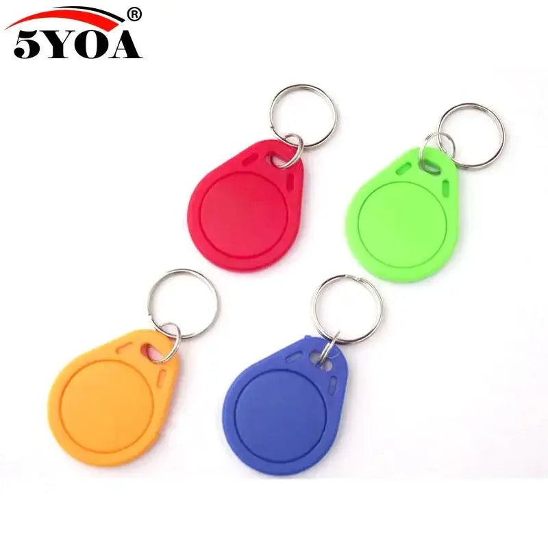 RFID Access Control Keyfob Set 10 Pack Secure ID Tokens
