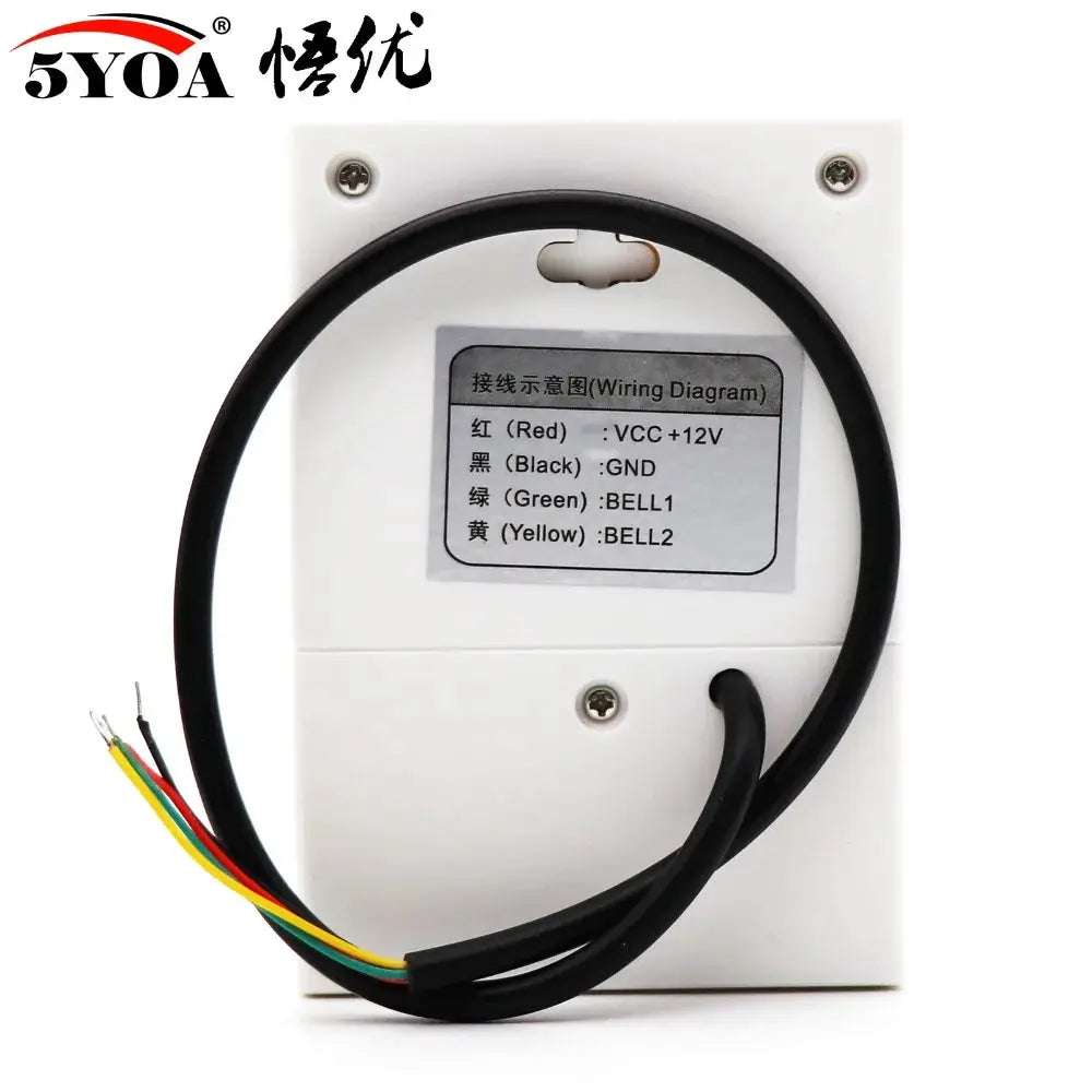 Doorbell Electronic Wire Door Bell Ding-Dong Dry Battery or Connect to 12V Two Types by stepyours.com