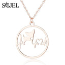 Chihuahua Pet Pendant Necklace Adorable Animal Love Jewelry
