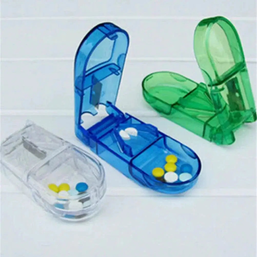 Effortless Pill Cutter and Organizer for Easy Med Management