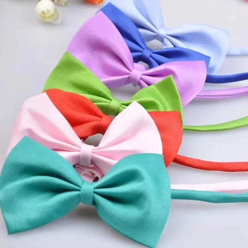 Pet Bow Tie Set Multicolor Grooming Accessories For Pets