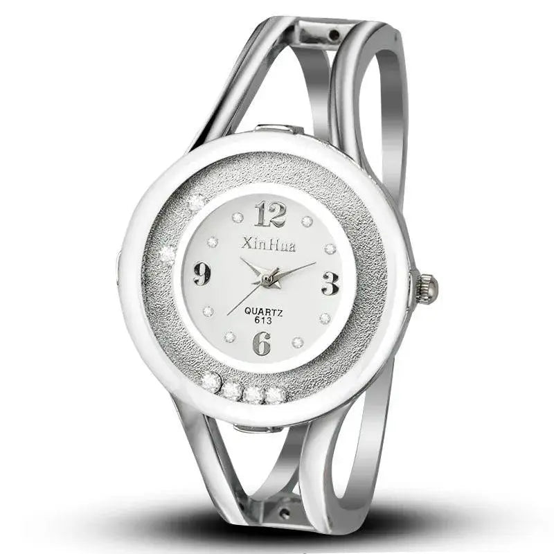 Elegant Rhinestone Bangle Watch For Stylish Women Timepiece