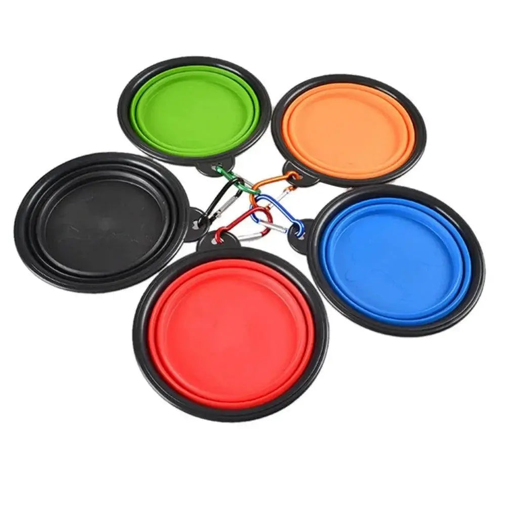 Portable Silicone Dog Bowl Travel Feeding Aid For Pets