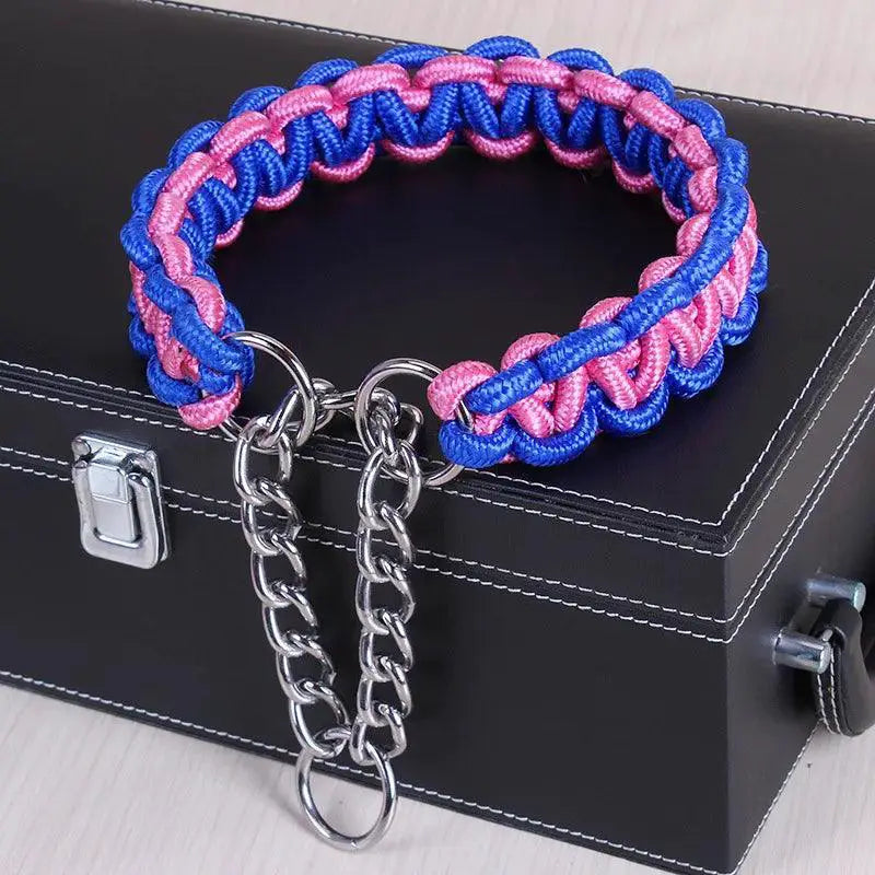 German Shepherd Leather Collar Adjustable Dog Accessory