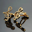 Cuff Links Brass Musical Instruments