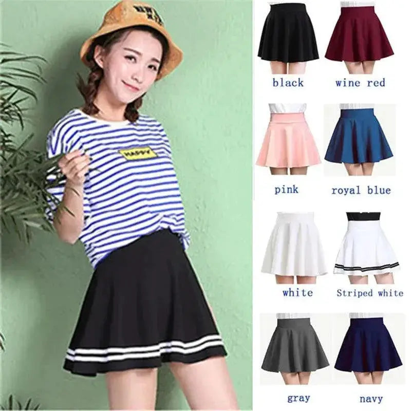 Alsoto Elastic Waist Midi Skirt Effortless Style Upgrade