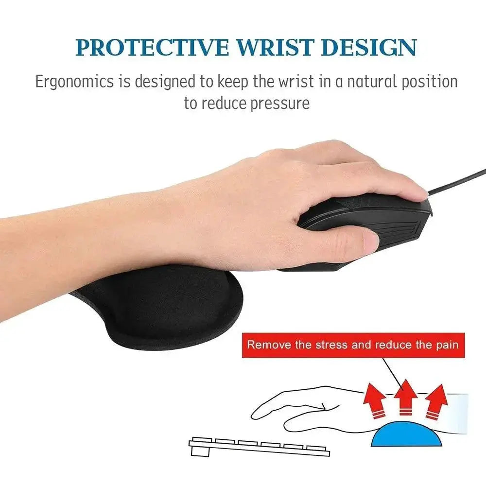 Ergonomic Memory Foam Wrist Rest Set For Office Comfort