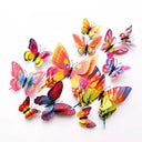 Butterfly Wall Stickers: 3D Home Decor Butterflies Magnet Decals