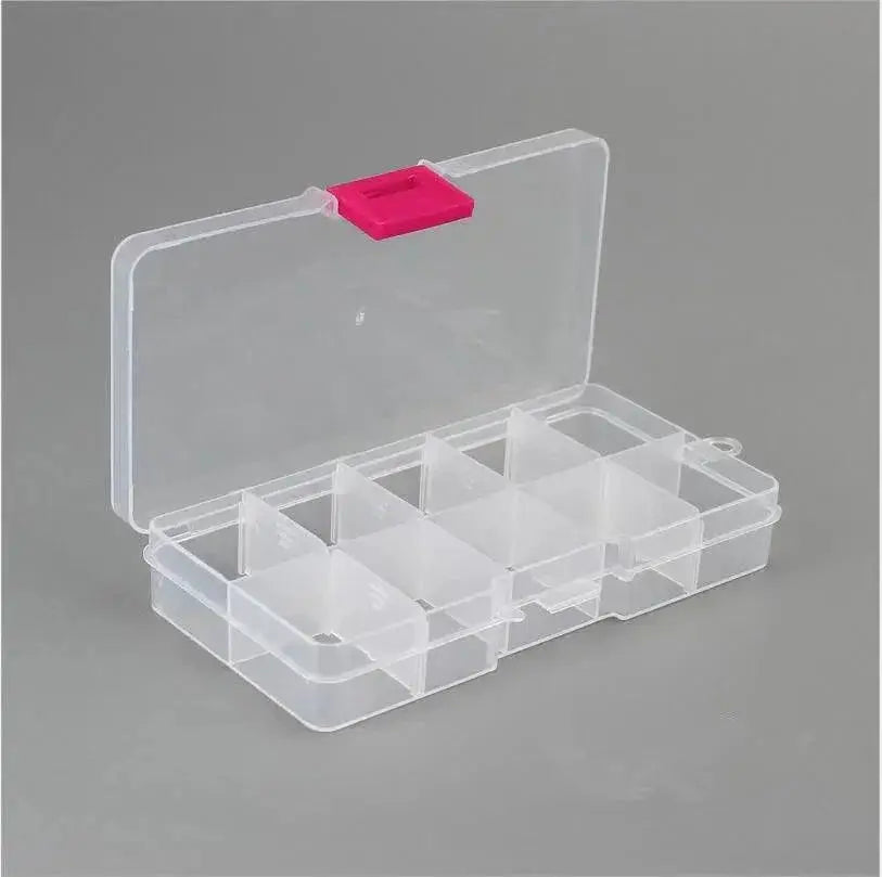 Adjustable Plastic Jewelry Box Organizer Kit For DIY Crafts