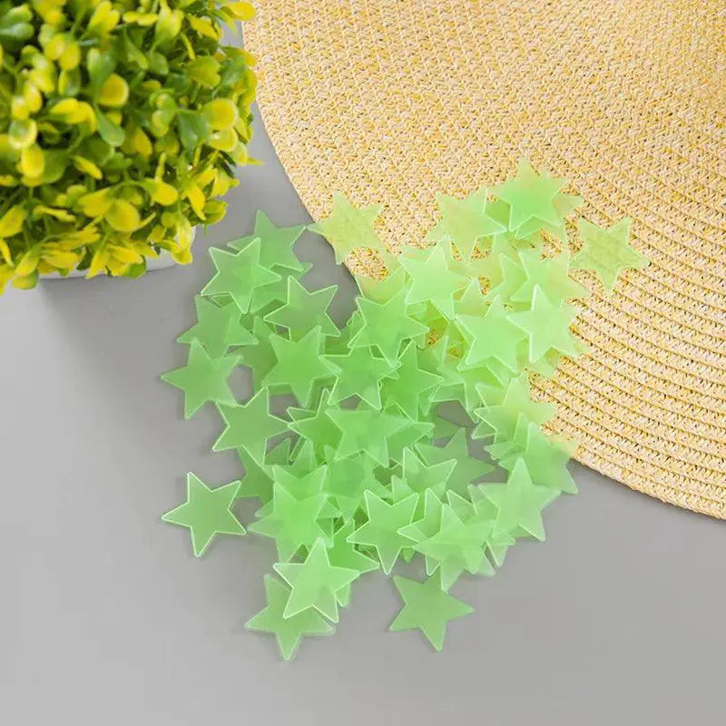 3D Glow Stars Wall Stickers Magical Luminous Decor Kids Room