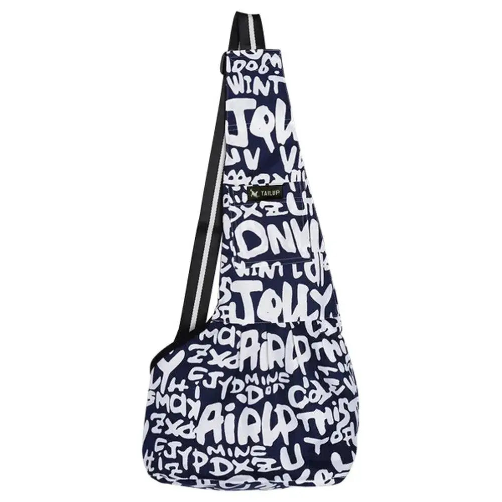 PawVoyage Pet Sling Carrier Bag Hands Free Travel Dogs Cats