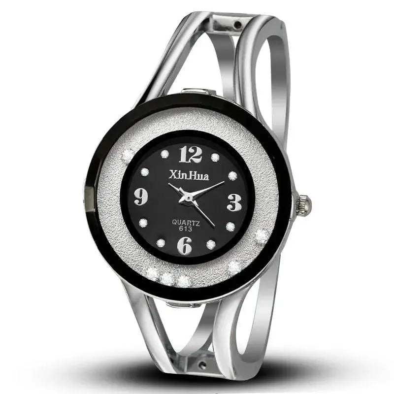Elegant Rhinestone Bangle Watch For Stylish Women Timepiece