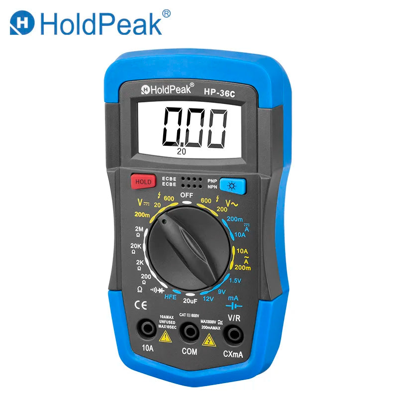HoldPeak Mini Multimeter Digital Professional Multimeter AC/DC — product view 1