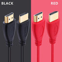 Shuliancable HDMI Cable Crystal Clear 3D Gold Plated Cord