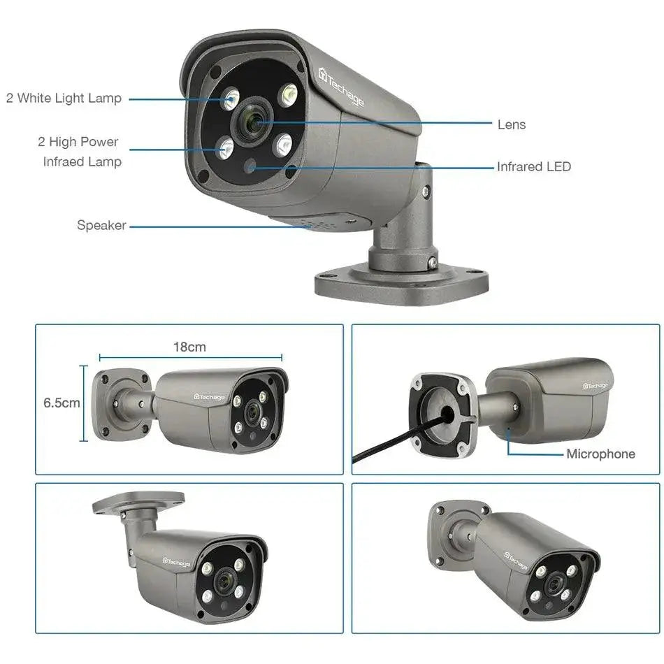 Advanced Outdoor AI Security Camera With Human Detection