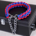 German Shepherd Leather Dog Collar Stylish Adjustable Accessory