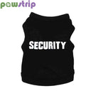 Summer Black Dog Vest for Small Breeds Stylish Design