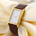 Sophisticated Gold Women's Quartz Watch Elegant Business Elegance