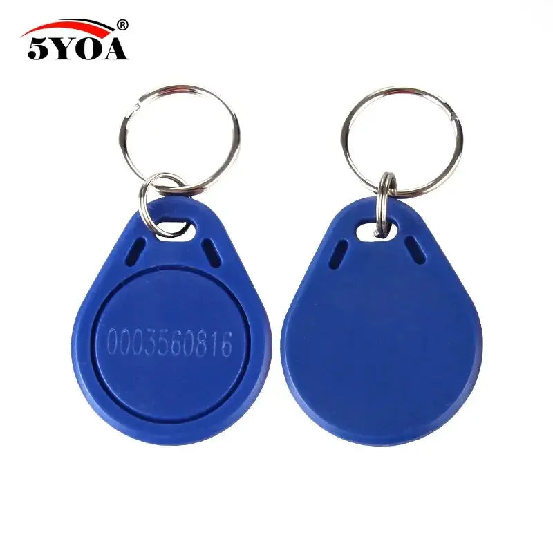 RFID Access Control Keyfob Set 10 Pack Secure ID Tokens